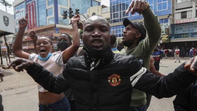 Wütende Proteste in Nairobi am 27. Juni 2024