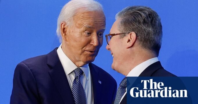 Joe Biden mengisyaratkan Inggris harus lebih dekat dengan UE dalam pertemuan dengan Starmer

