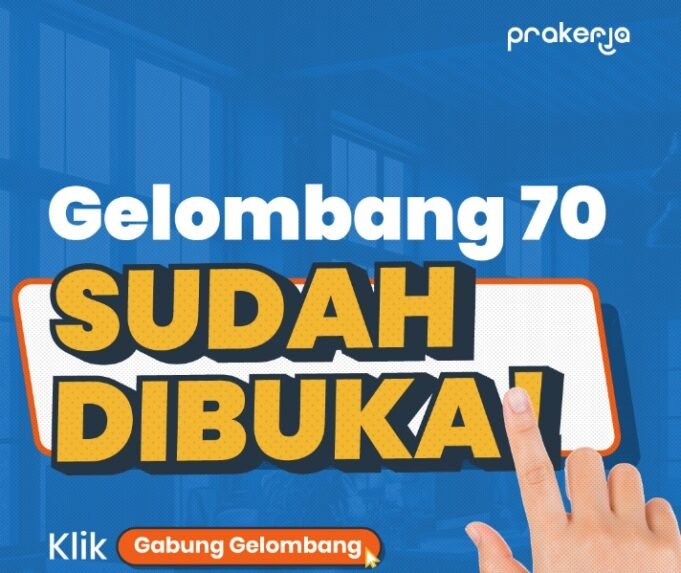 Kartu Prakerja gelombang 70 (Instagram @prakerja.go.id)