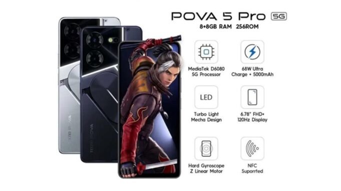 TECNO Pova 5 Pro 5G: Raja Baru Smartphone Gaming Murah di Indonesia

