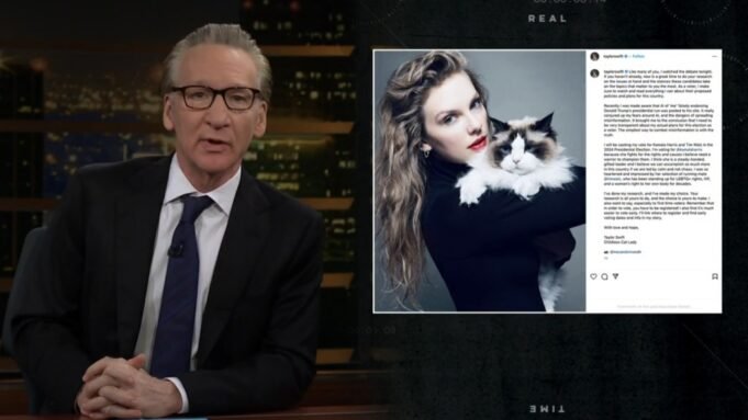 Bill Maher bingung dengan pengaruh Taylor Swift terhadap pemilih pria

