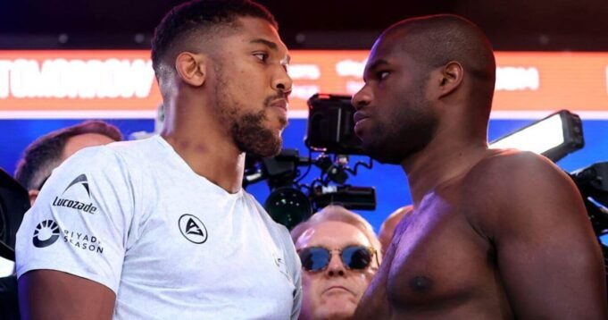 Pembaruan langsung Anthony Joshua vs Daniel Dubois: kartu tinju terbaru, ring, prediksi, dan banyak lagi

