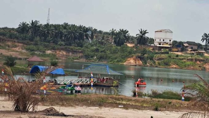 Wahana di Wisata Telaga Sena Semakin Beragam, Mulai Dibangun Kolam Renang

