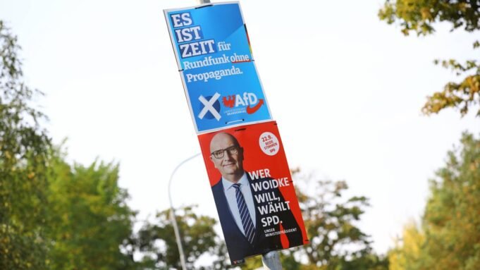 Wahlkampf in Brandenburg.