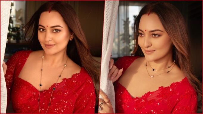 Sonakshi Sinha Merayakan Vrat Karwa Chauth Pertamanya untuk Suami Zaheer Iqbal, Memamerkan Mangalsutra yang Indah, Sindoor, dan Saree Merah yang Cantik (Lihat Foto)

