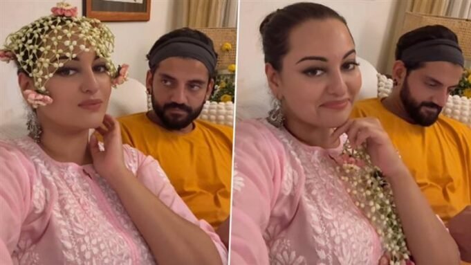 Sonakshi Sinha berbagi momen Karwa Chauth pertamanya dalam video menggemaskan bersama Hubby Zaheer Iqbal – Tonton

