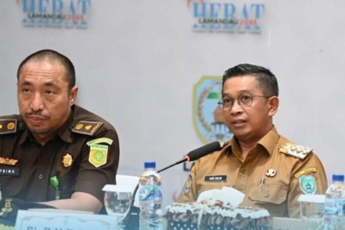 Pemkab Lamandau Gelar Monitoring Bangku Penilaian Pilkada secara Virtual

